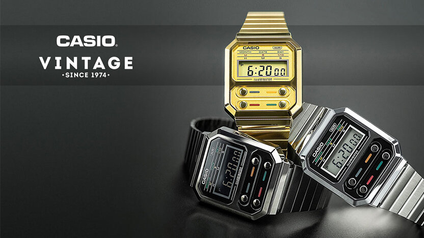 Casio vintage retro klockor