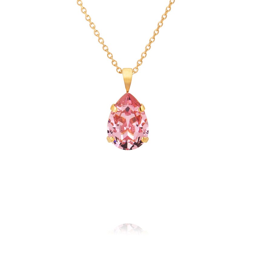 Product Image for Mini Drop Necklace Gold Light Rose