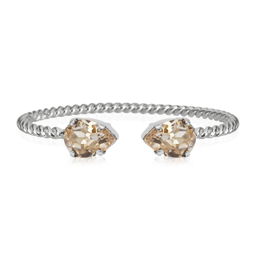 Product Image for Mini Drop Bracelet Rhodium Silk