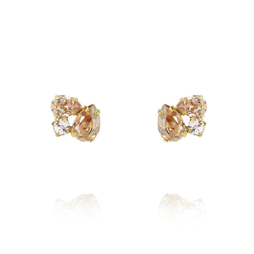 Alisia Earring Gold Golden Combo - Stjärnurmakarna