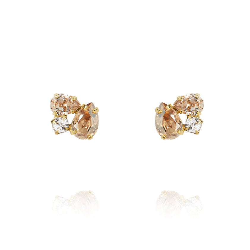 Alisia Earring Gold Golden Combo - Stjärnurmakarna