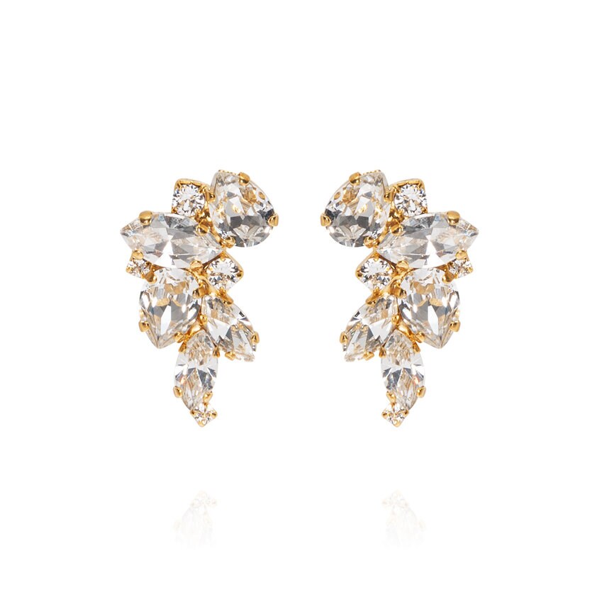 Product Image for Demi Earrings Gold Crystal