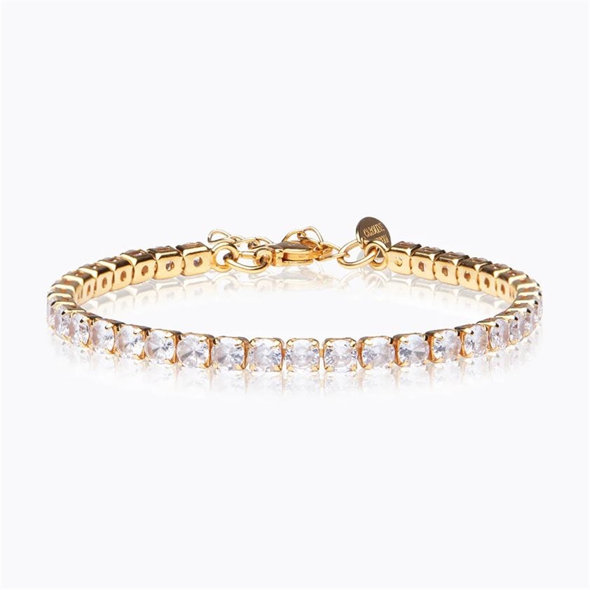 Mini Zara Bracelet Gold Crystal - Stjärnurmakarna