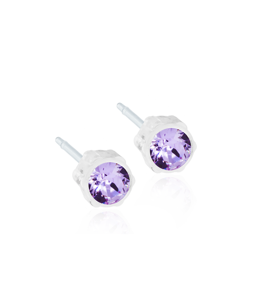 Product Image for Blomdahl Örhängen Bezel, 4 mm, Violet