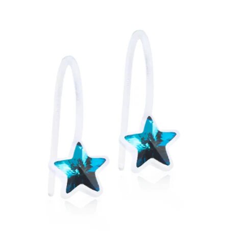 Product Image for Blomdahl Örhängen Pendant Fixed Star 6 mm, Aquamarine