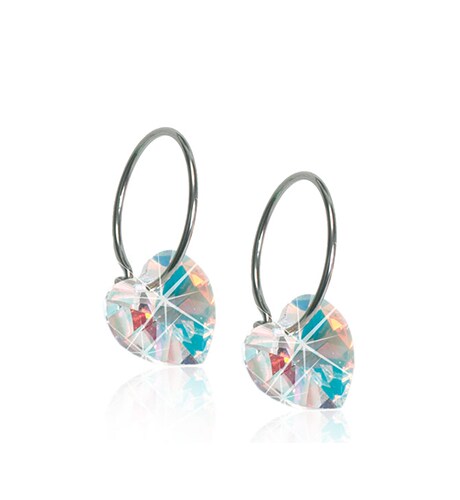 Product Image for Blomdahl Örhängen Heart, Rainbow