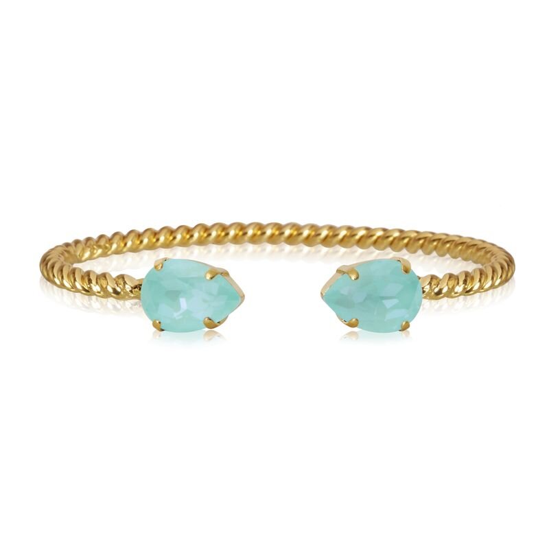 Mini Drop Bracelet Gold Soft Mint - Stjärnurmakarna