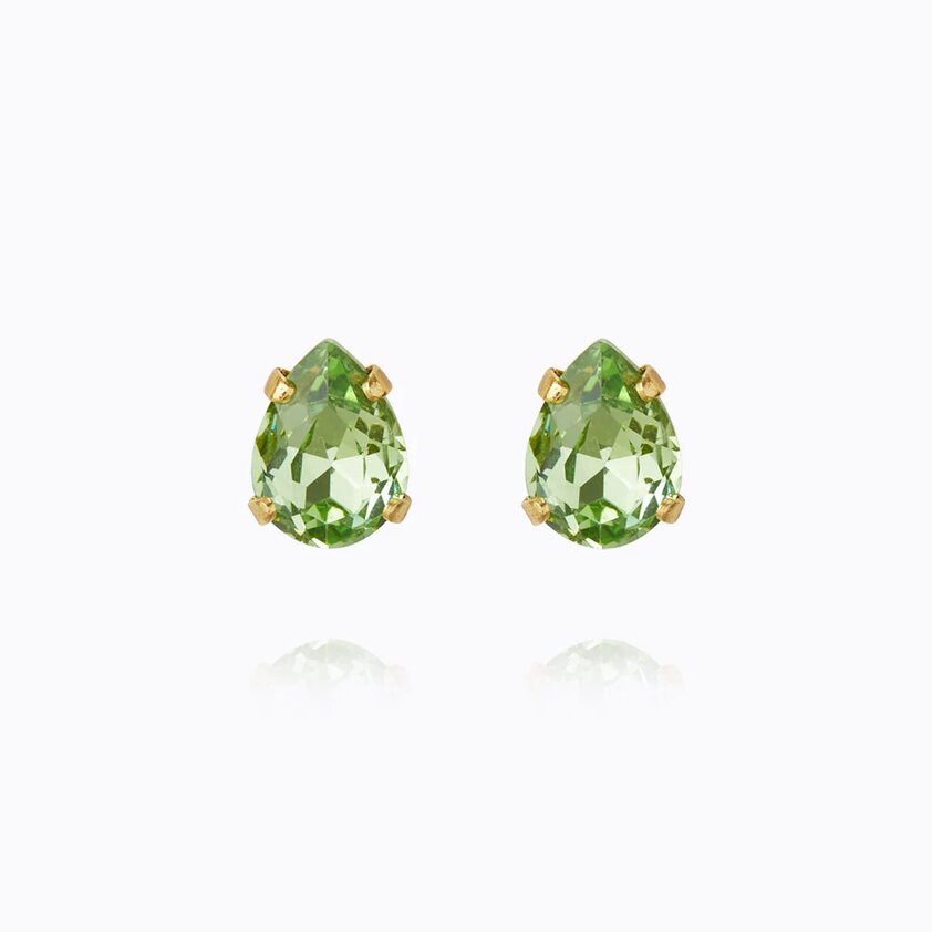 Product Image for Mini Drop Studs Gold Peridot
