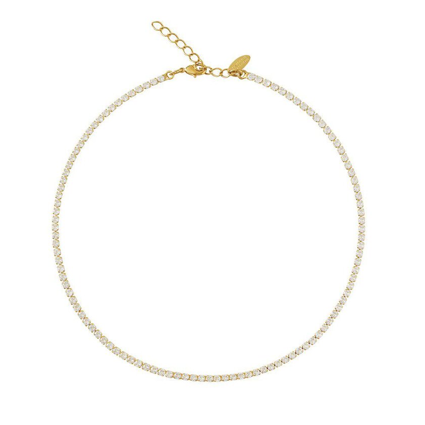 Product Image for Mini Zara Necklace Gold Crystal