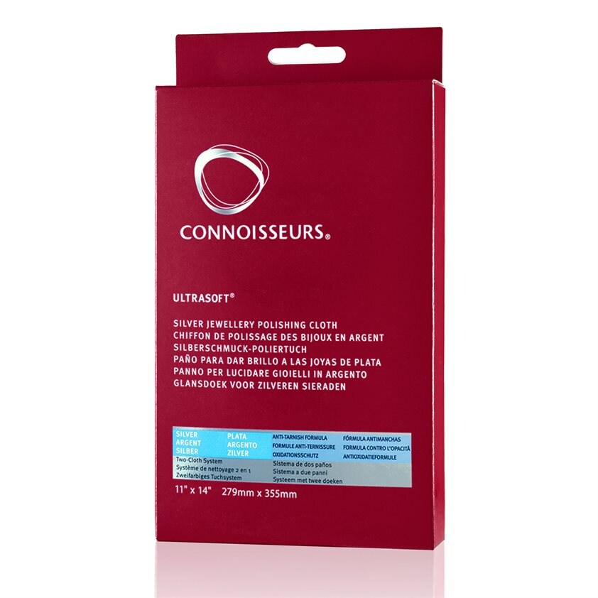 Product Image for Connoisseurs UltraSoft® Silver Jewelry Polishing Cloth