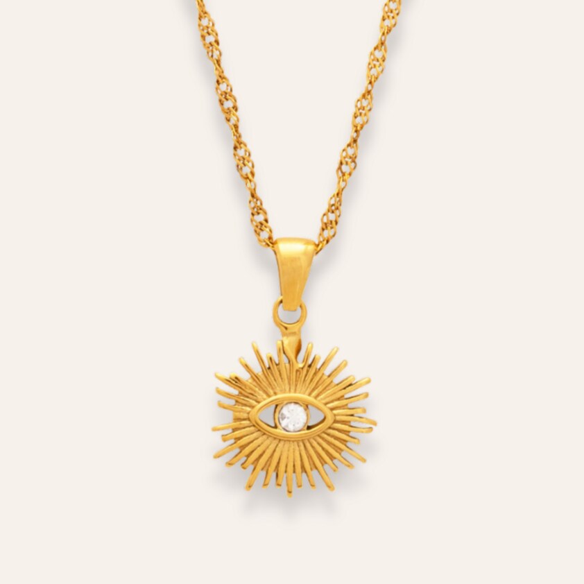 Product Image for Sintridou Golden Sun Necklace