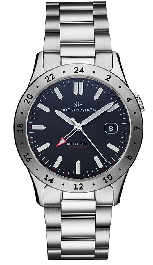 Product Image for Sjöö Sandström Royal Steel Worldtimer