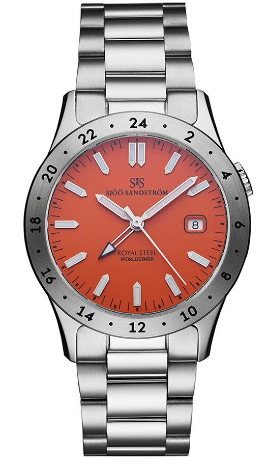 Product Image for Sjöö Sandström Royal Steel Worldtimer