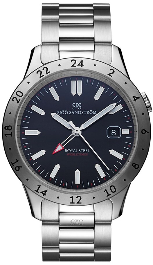 Product Image for Sjöö Sandström Royal Steel Worldtimer