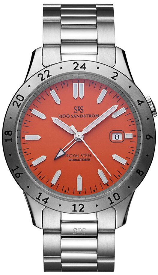 Product Image for Sjöö Sandström Royal Steel Worldtimer