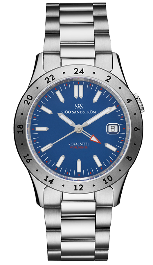 Product Image for Sjöö Sandström Royal Steel Worldtimer