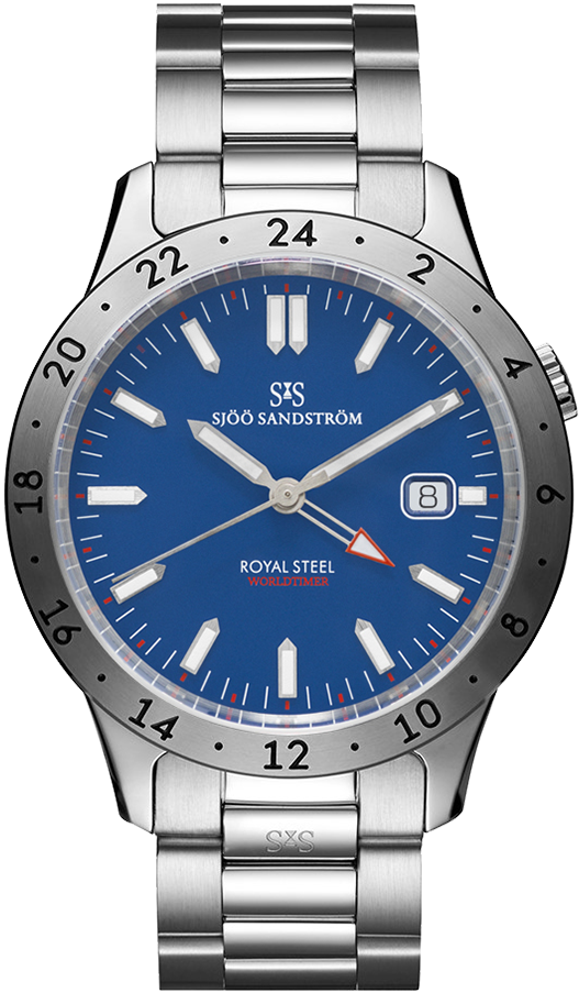 Product Image for Sjöö Sandström Royal Steel Worldtimer
