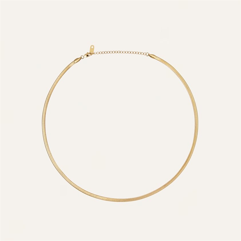 Product Image for Mockberg Thin Snake Necklace Gold