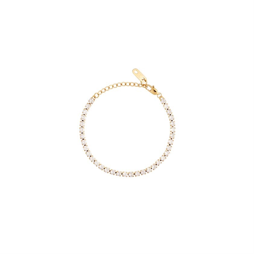 Product Image for Mockberg Shiny Tennis Brecelet Gold