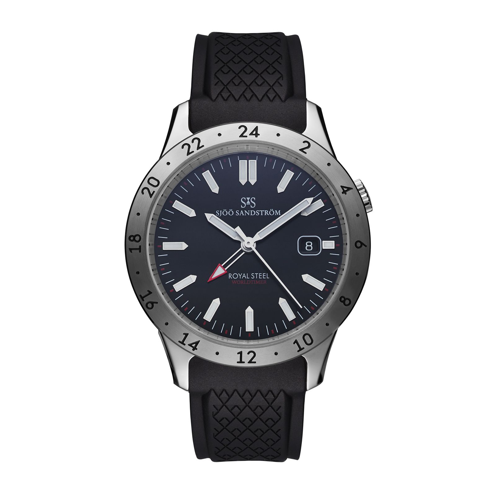 Sjöö Sandström Royal Steel Worldtimer
