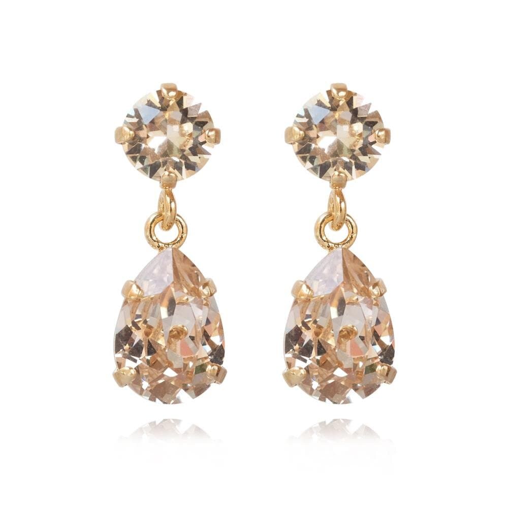 Mini Drop Earrings Gold