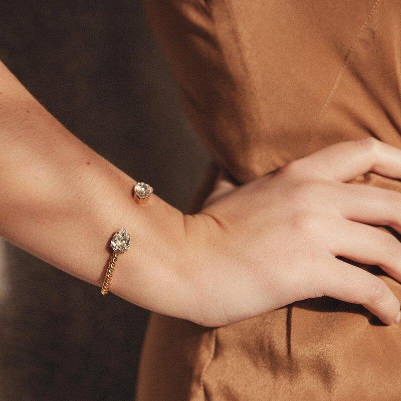 Mini Drop Bracelet Gold Light Rose