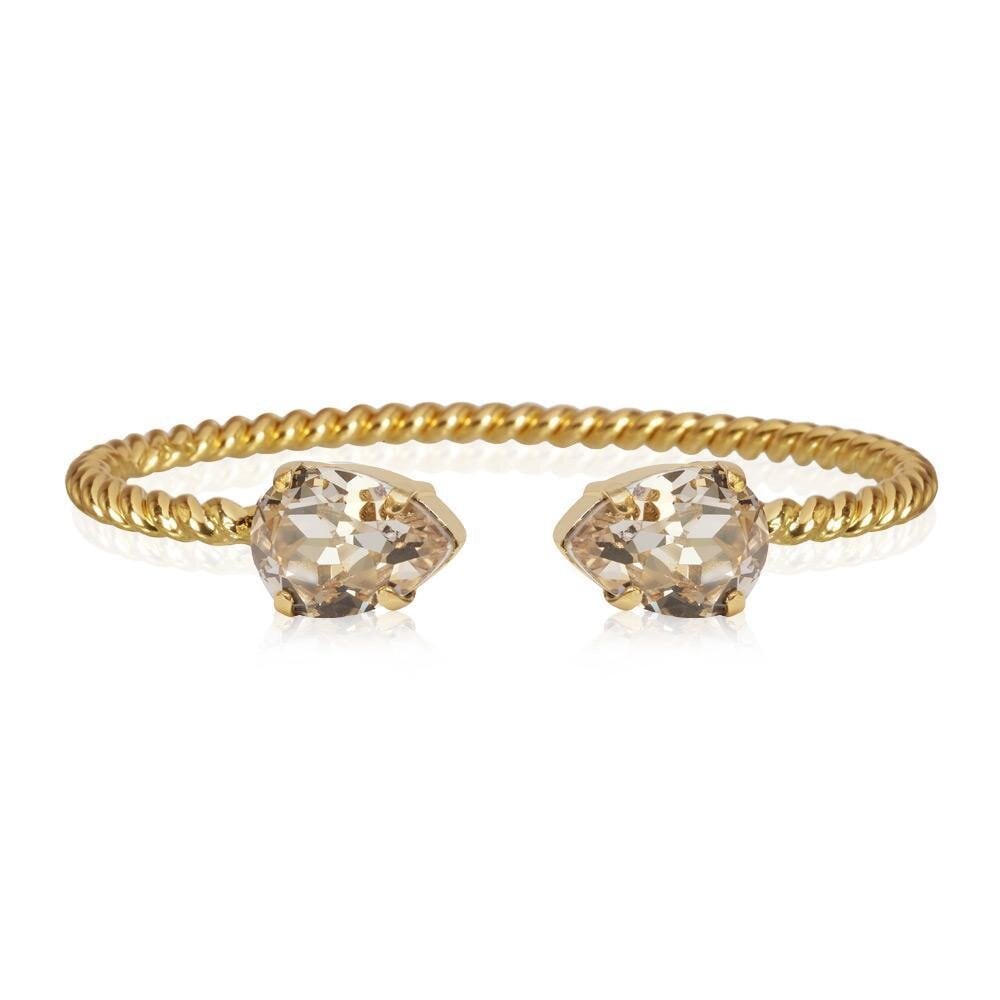 Mini Drop Bracelet Gold Silk