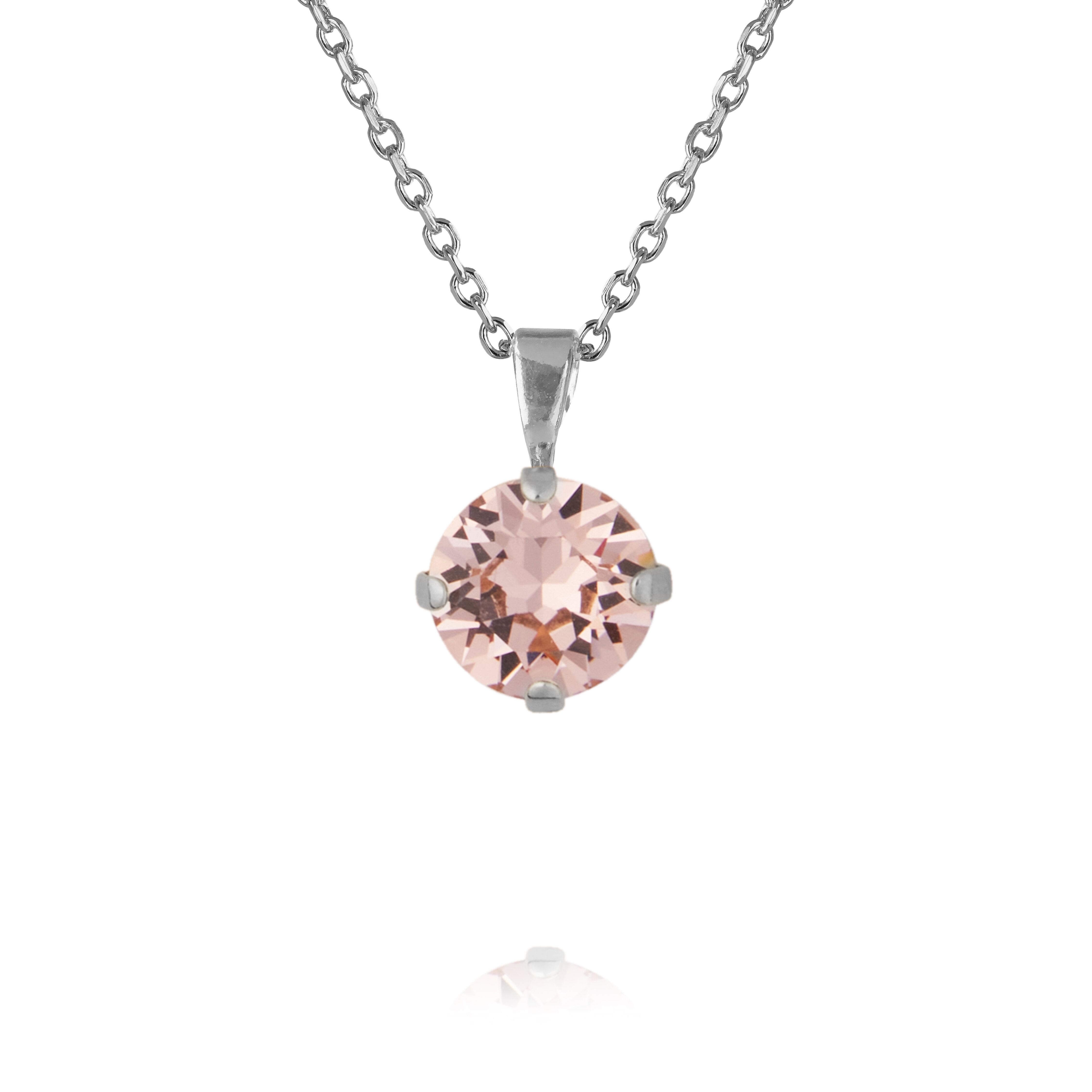 Classic Petite Necklace Rhodium