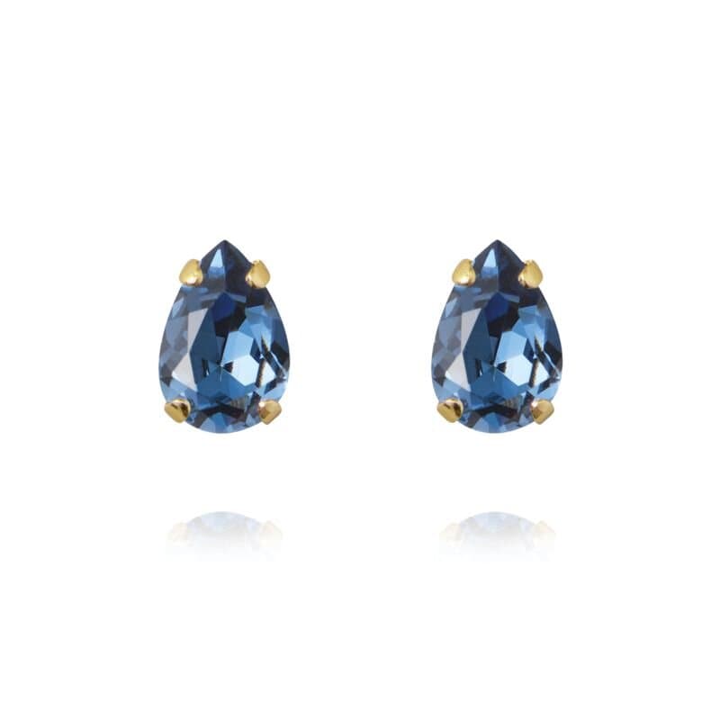 Superpetite Drop Earings Denim Blue