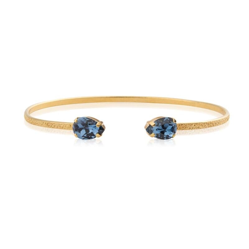 Petite Drop Bracelet Denim Blue