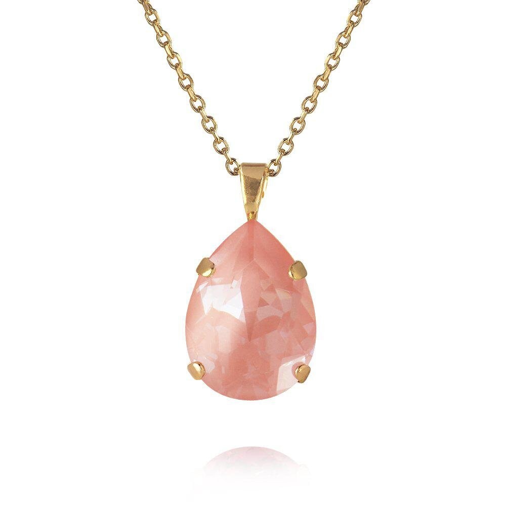 Mini Drop Necklace Gold Flamingo Ignite