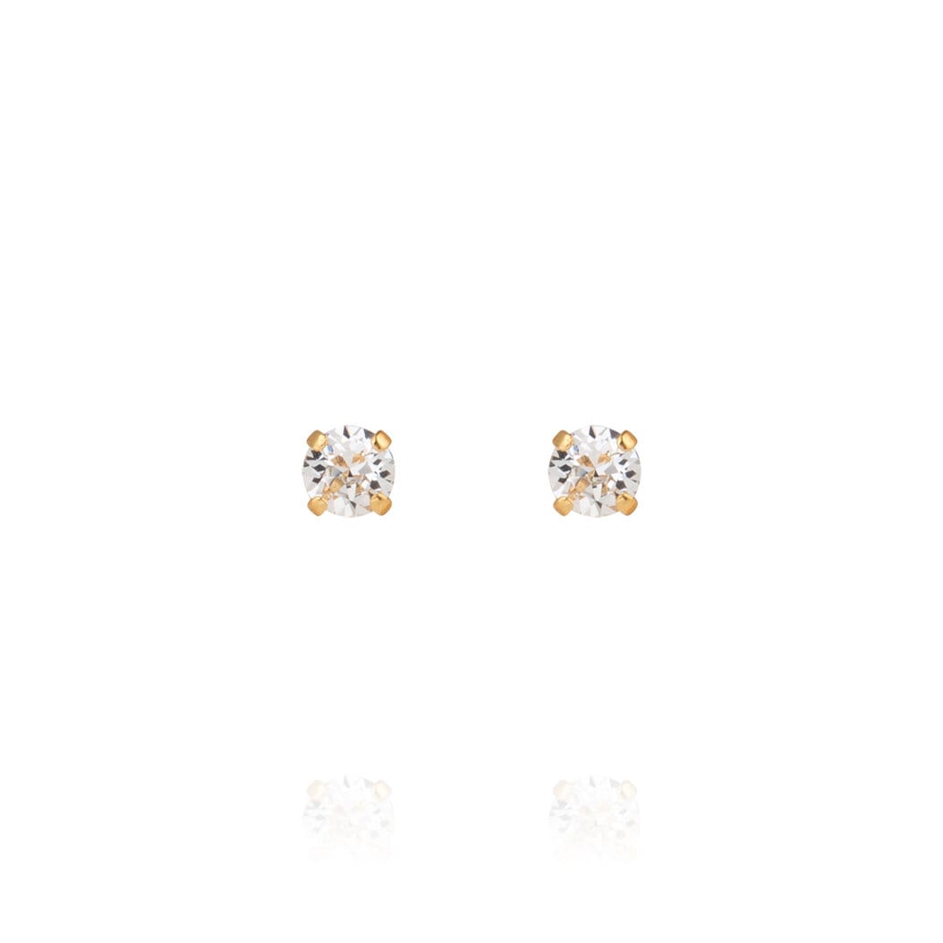 Mini Stud Earrings Gold