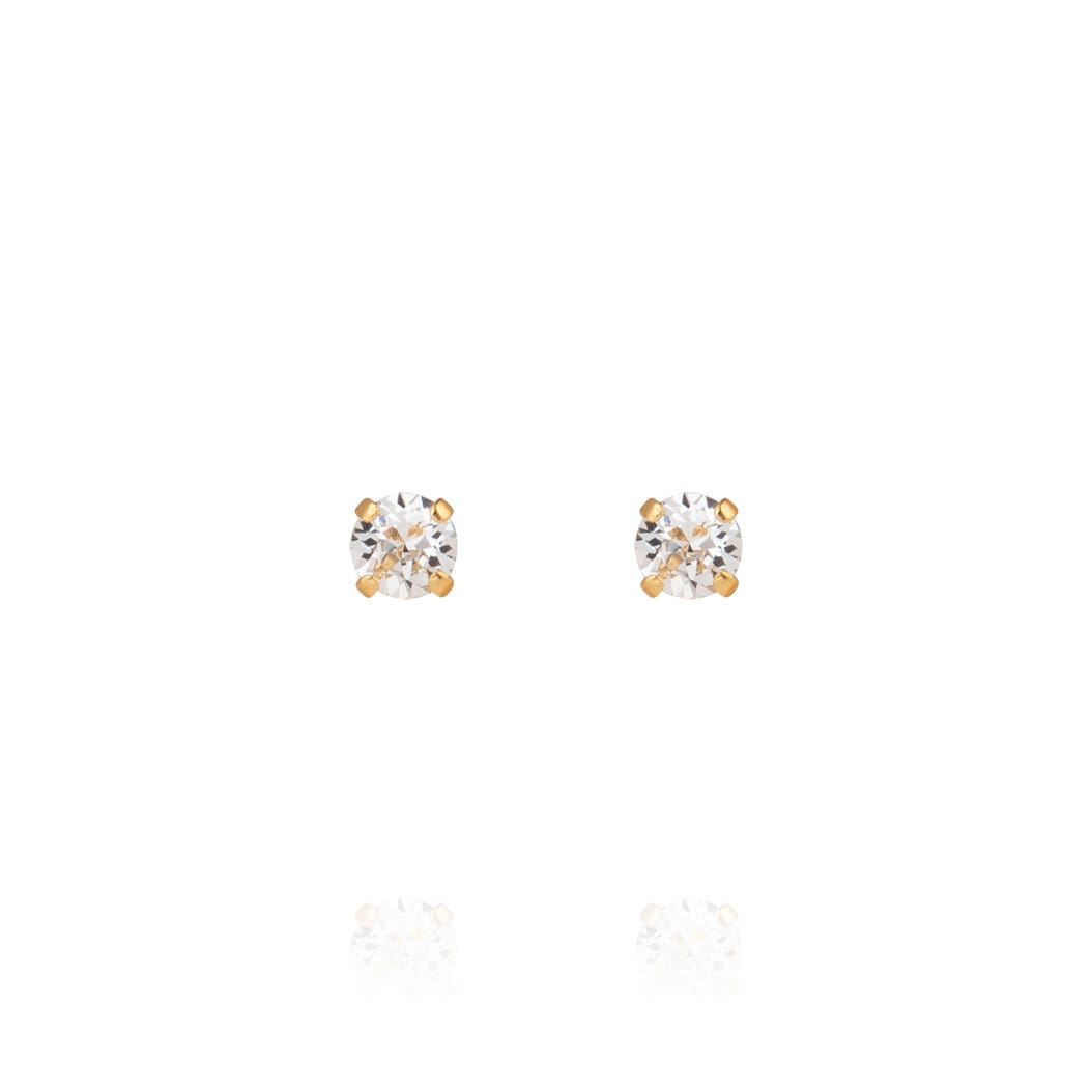 Mini Stud Earrings Gold