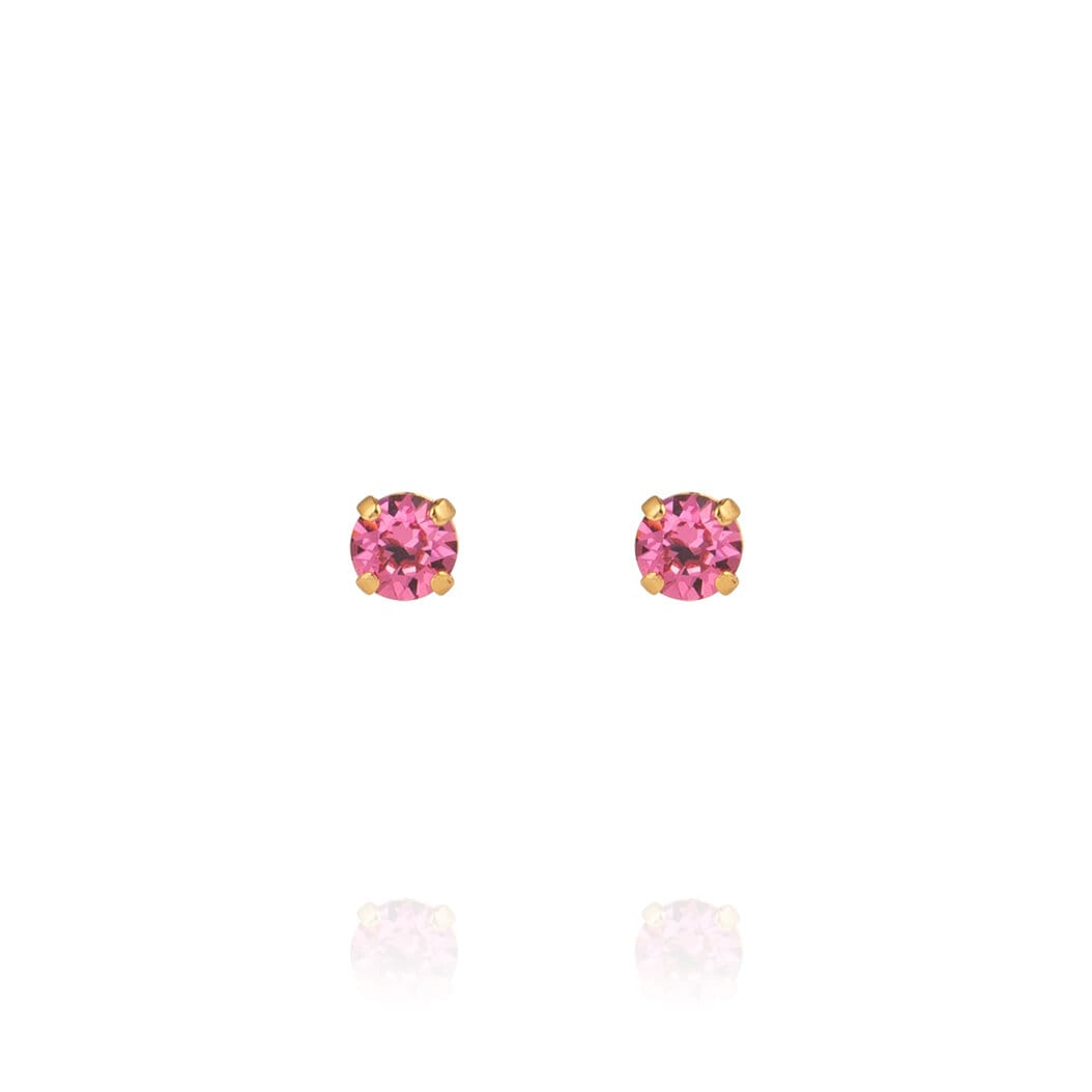 Mini Stud Earrings Gold