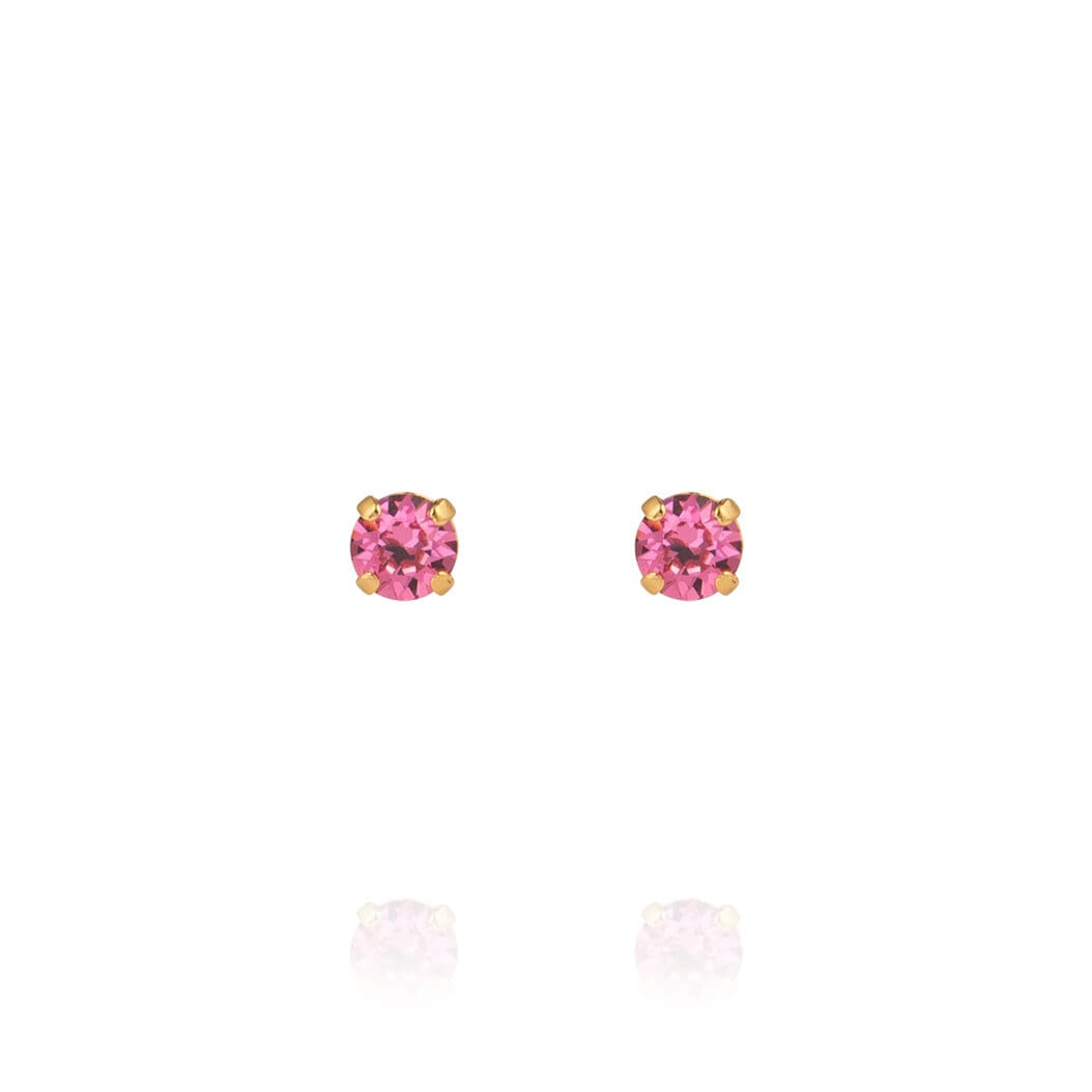 Mini Stud Earrings Gold