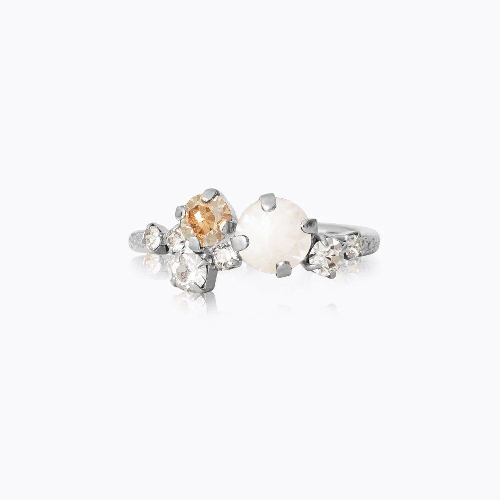 Stardust Ring Rhodium White Combo