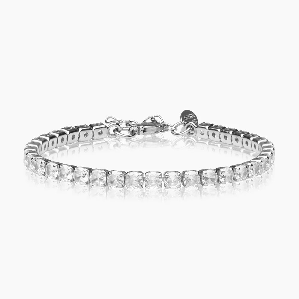 Zara Bracelet / Crystal Silver