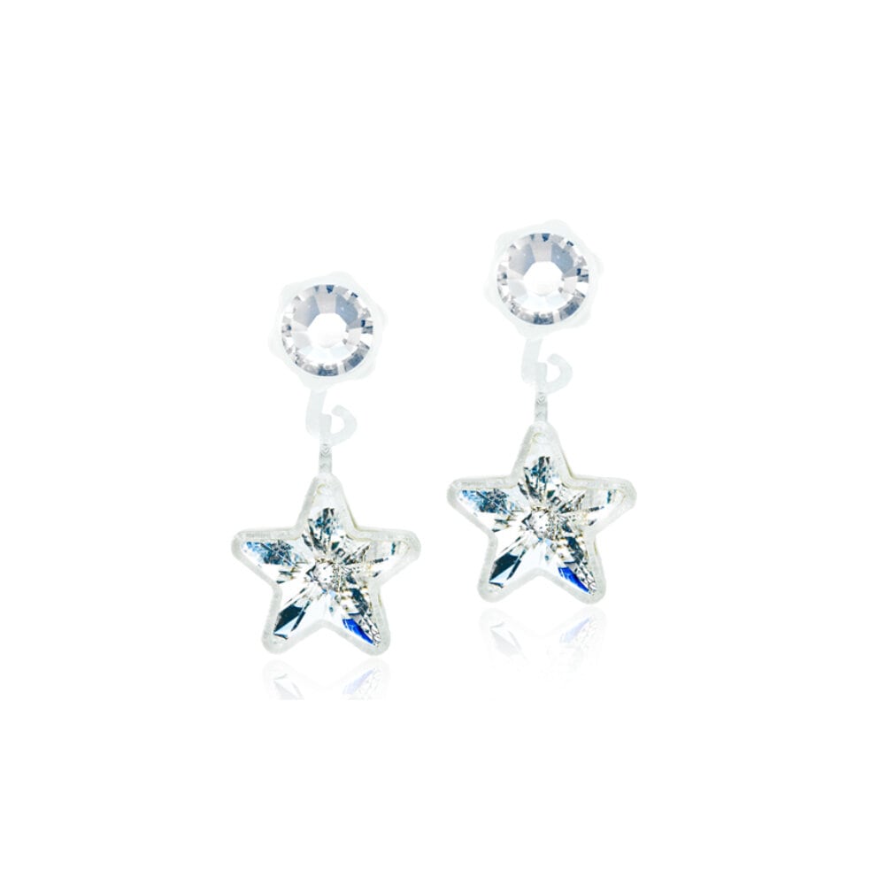 Blomdahl Örhängen Pendant Star 4/6 mm, Crystal
