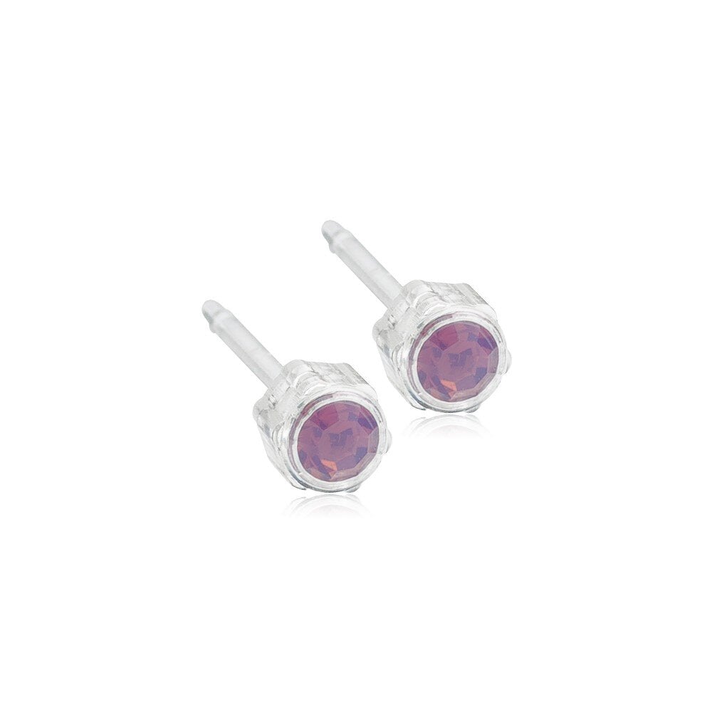 Blomdahl Örhängen Bezel 4 mm, Pastel Violet