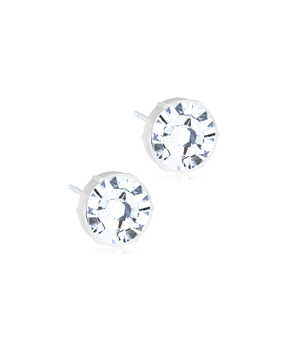 Blomdahl Örhängen Bezel 8 mm, Crystal