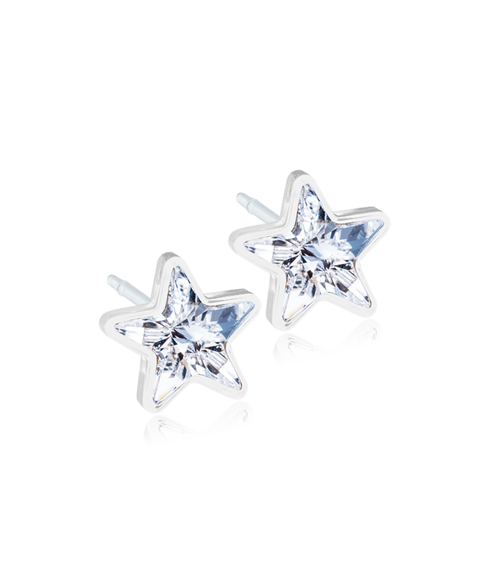 Blomdahl Örhängen Star 6 mm, Crystal
