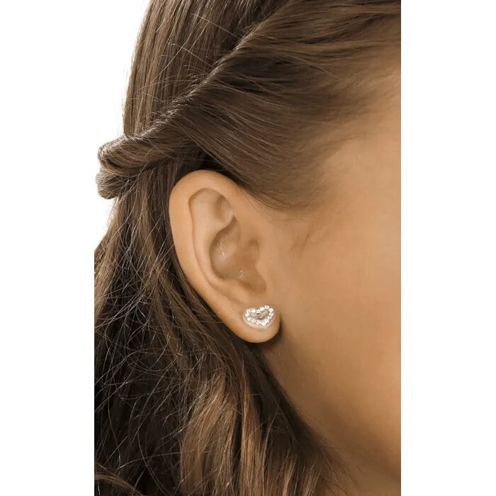 Blomdahl Örhängen Brilliance Heart Hollow 10 mm