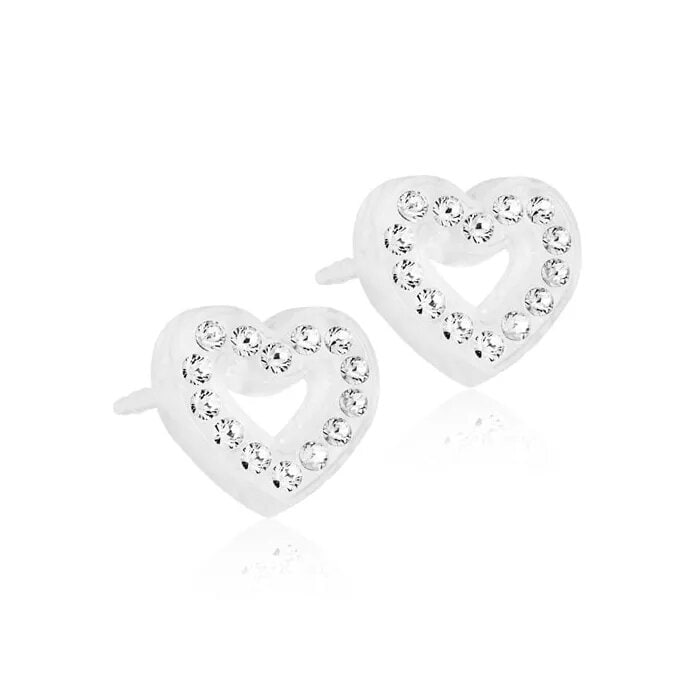 Blomdahl Örhängen Brilliance Heart Hollow 10 mm