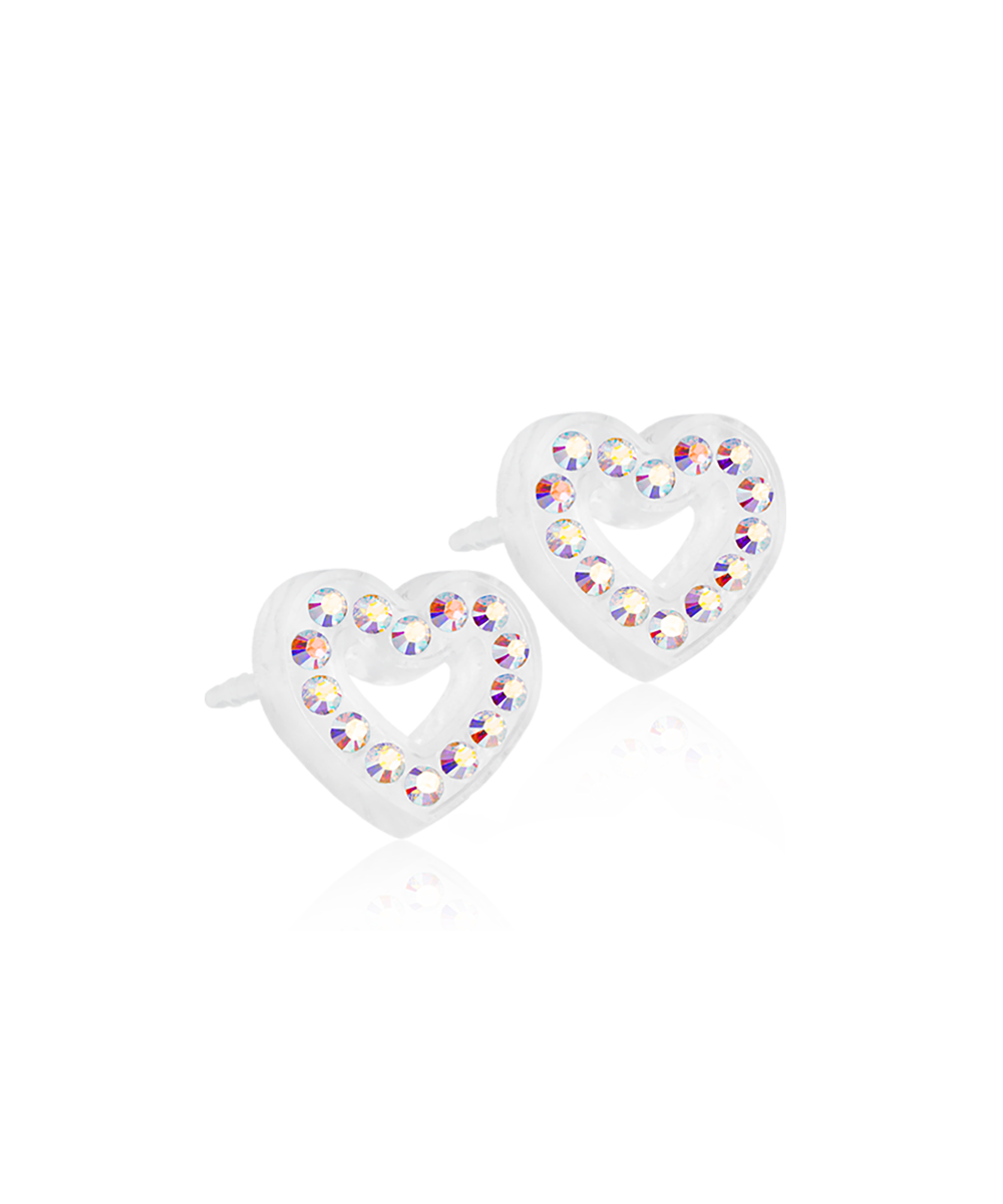 Blomdahl Örhängen Brilliance Heart Hollow 10 mm