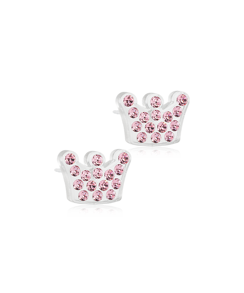 Blomdahl Örhängen Brilliance Princess 9 mm, Light rose