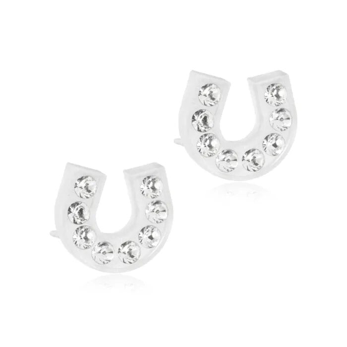 Blomdahl Örhängen Brilliance Horseshoe 7 mm, Crystal