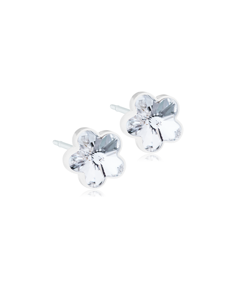 Blomdahl Örhängen Flowe 6 mm, Crystal