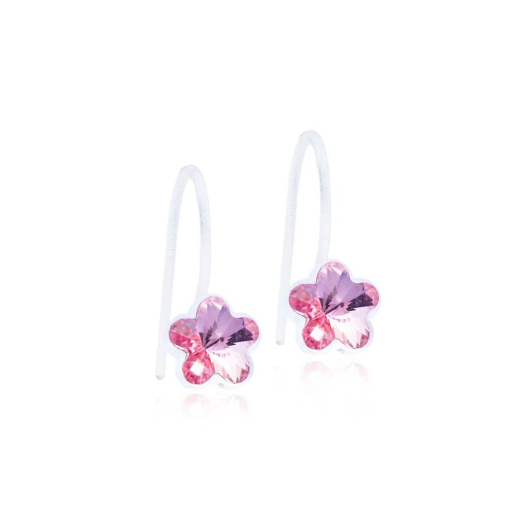 Blomdahl Örhängen Pendant Fixed Flower 6 mm, Light Rose