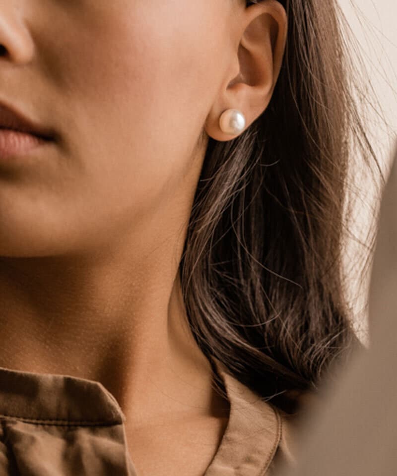 Blomdahl Örhängen Pearl 10 mm, White