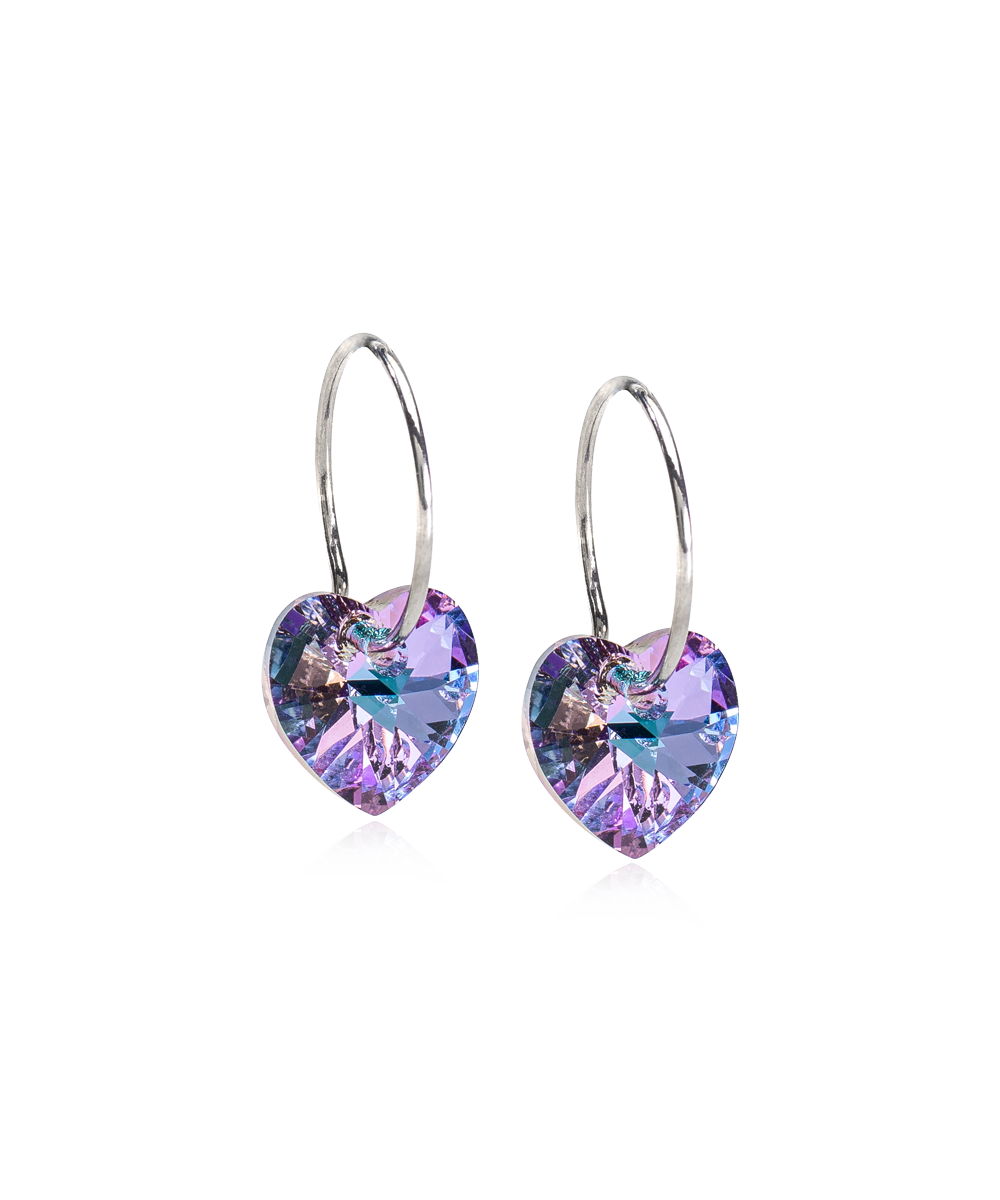 Blomdahl Örhängen Ear Ring, Heart, Lilac